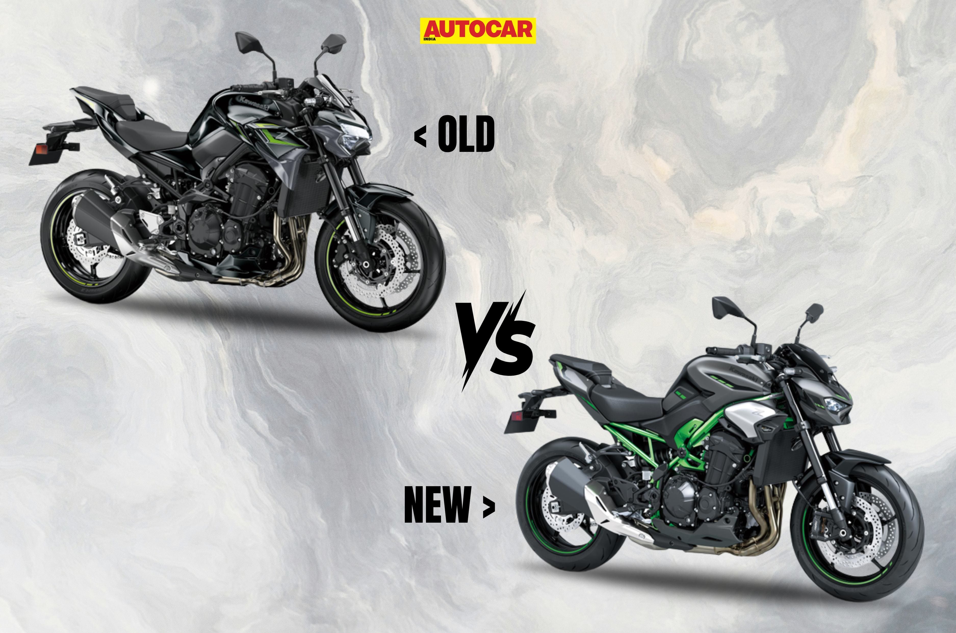 Kawasaki Z900 old vs new: more features and new style